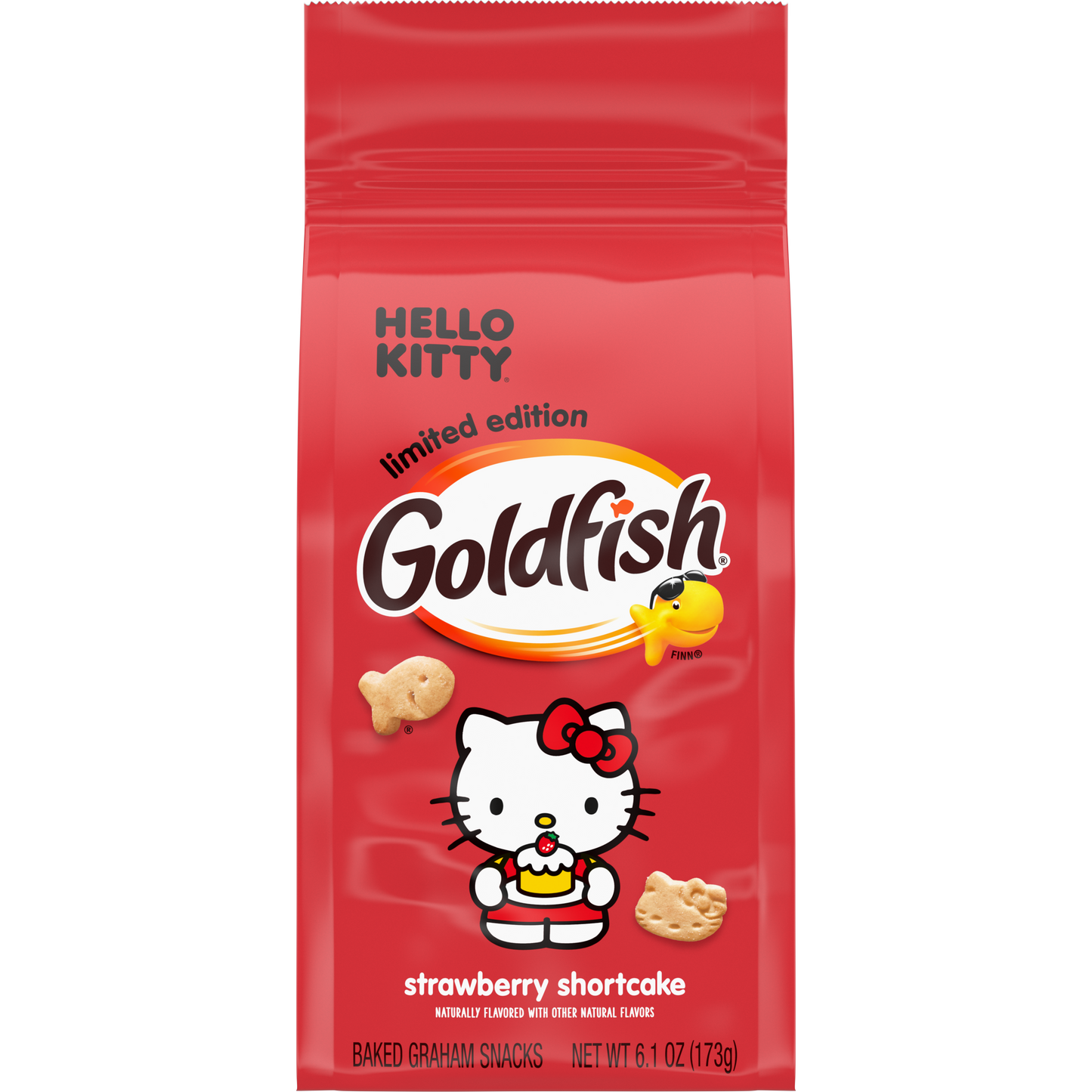 Limited Edition Goldfish® Hello Kitty® Strawberry Shortcake Flavored Grahams